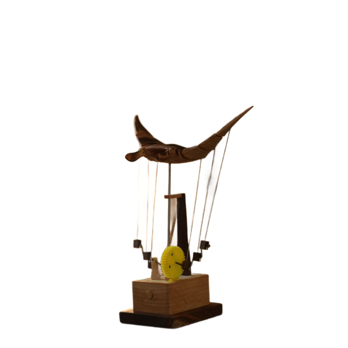 Wooden Automata Flying Manta Ray Toy