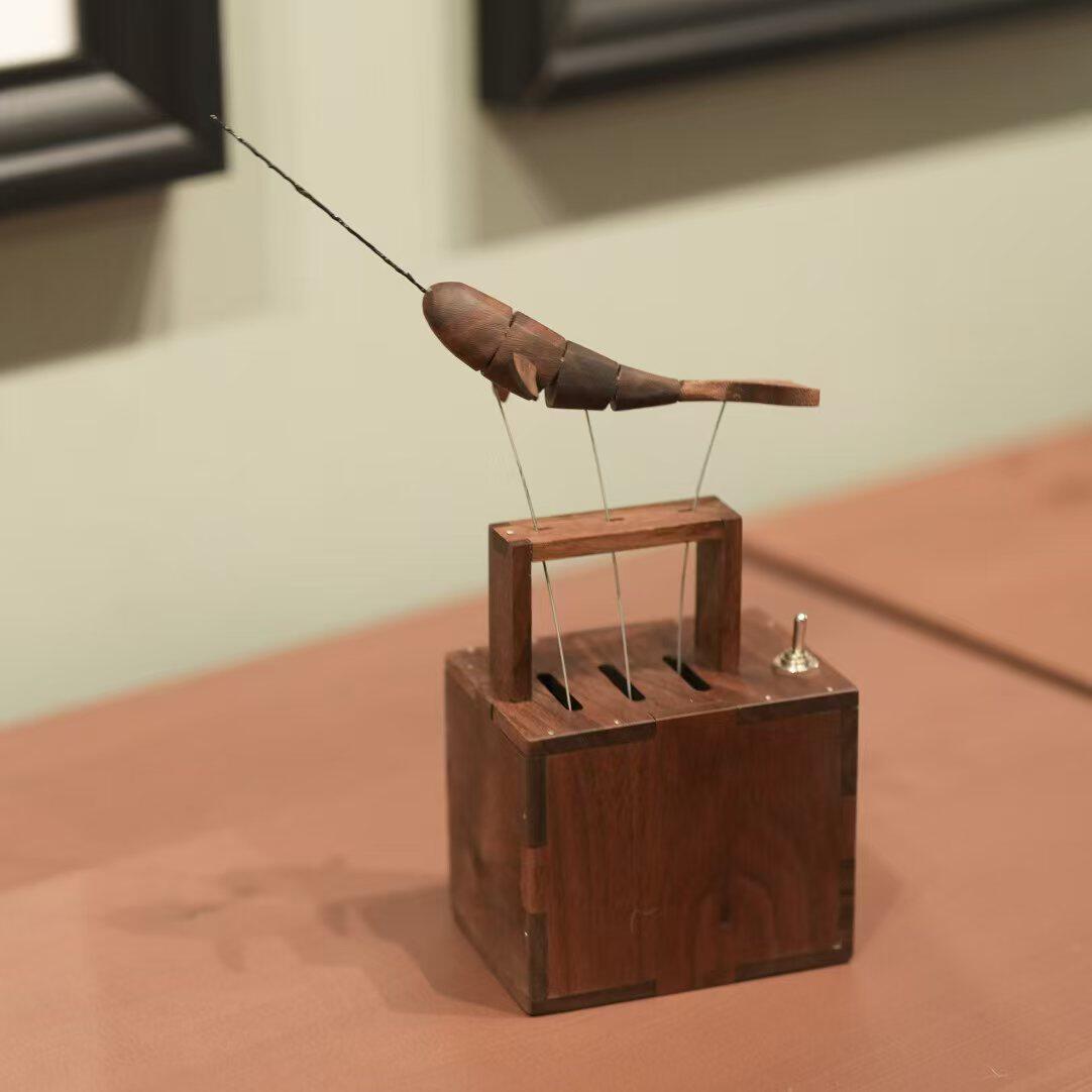 wooden automata toy
