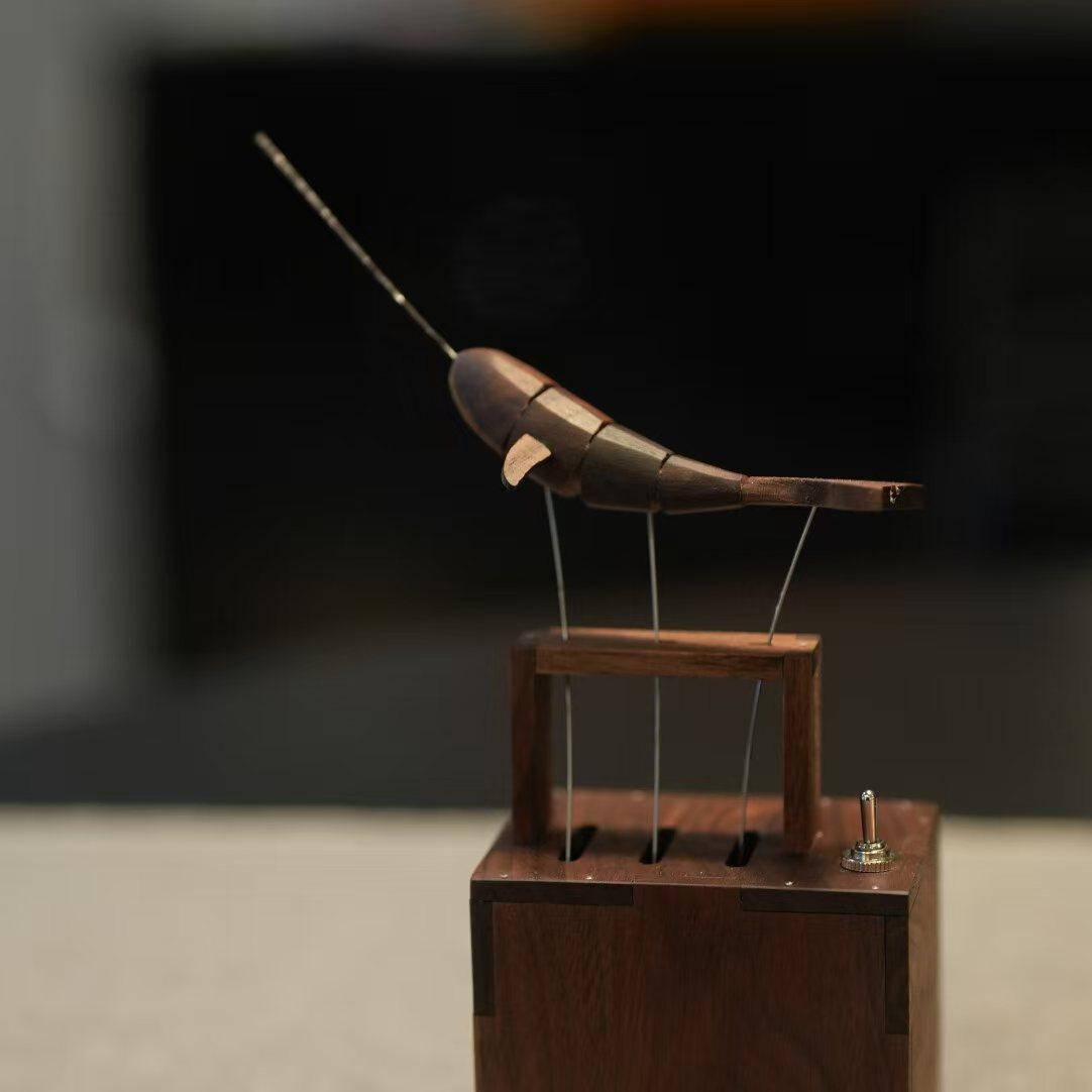 wooden automata toy