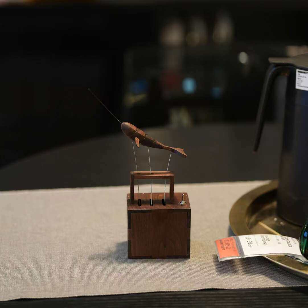 wooden automata toy