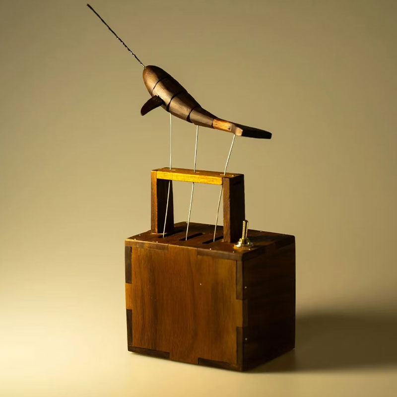 wooden automata toy