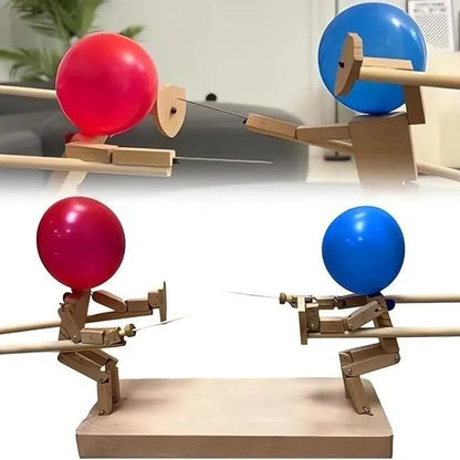 Wooden battle toy