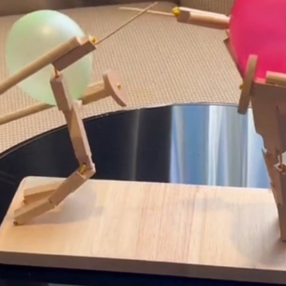 Wooden battle toy