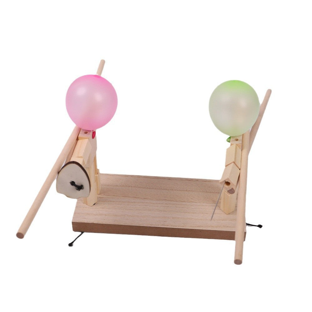 Wooden battle toy