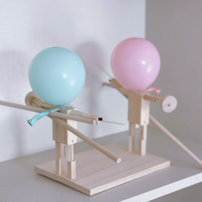 Wooden battle toy