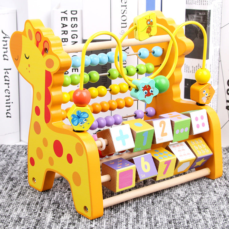 Wooden Beaded Educational Toy