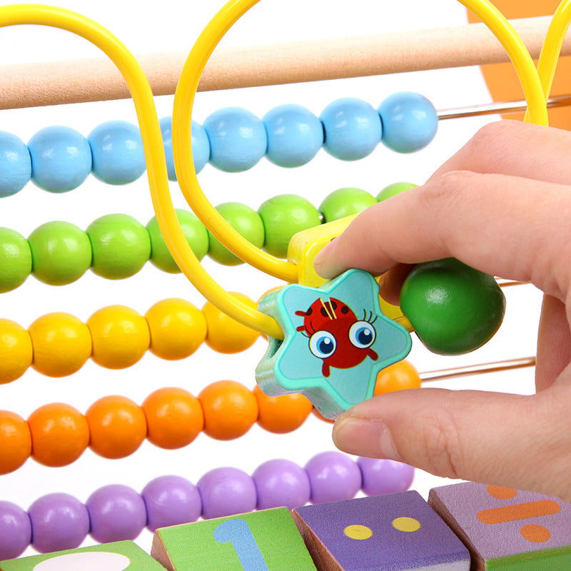 Wooden Beaded Educational Toy