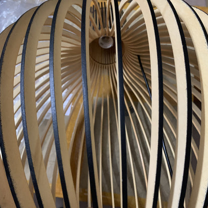Wooden Bird Cage LED Chandelier