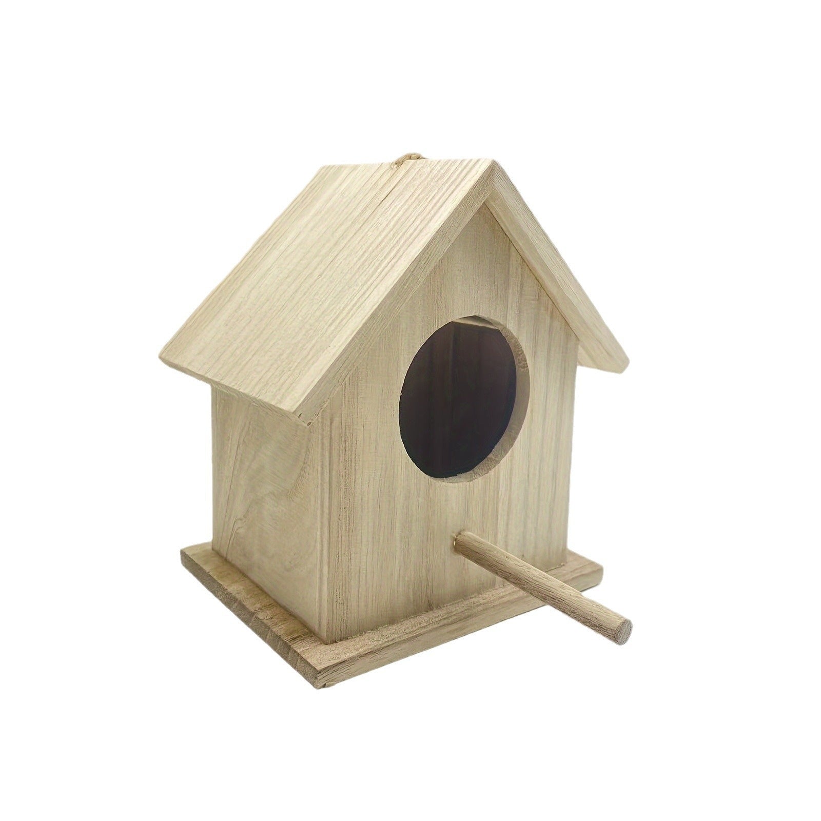 Wooden Bird House Feeder
