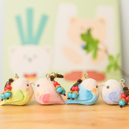 Wooden Bird Pendant