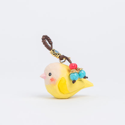 Wooden Bird Pendant