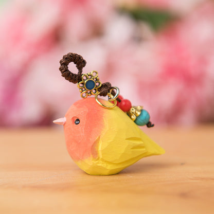 Wooden Bird Pendant