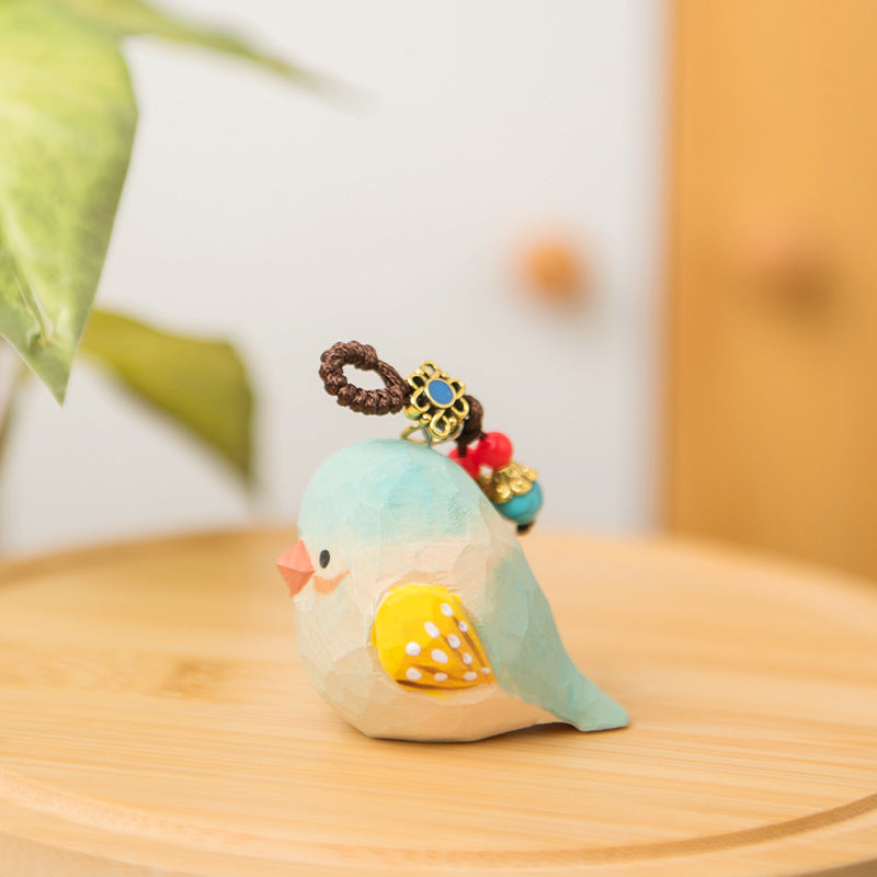 Wooden Bird Pendant
