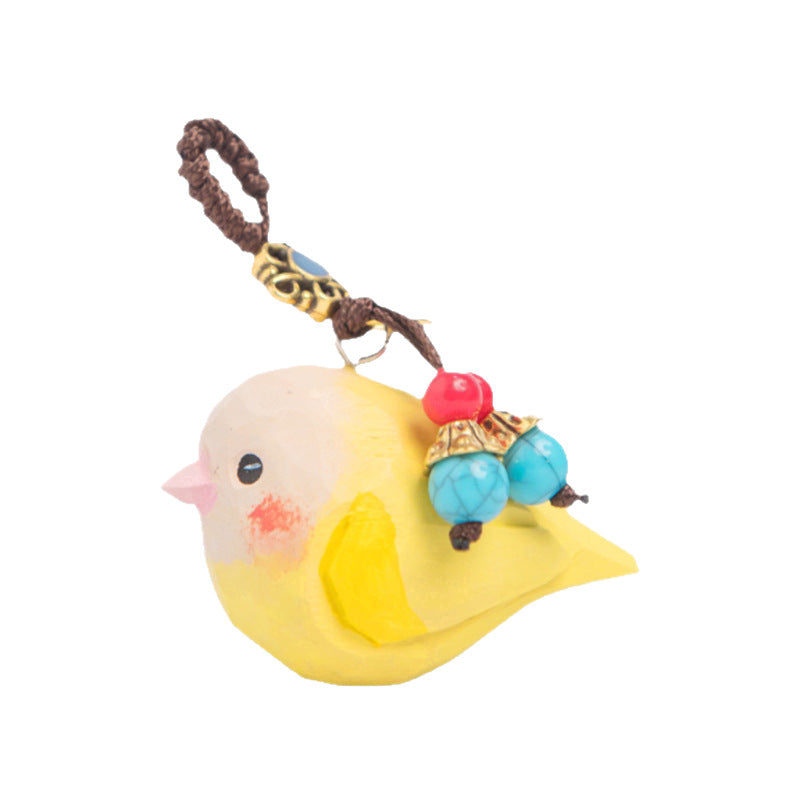 Wooden Bird Pendant