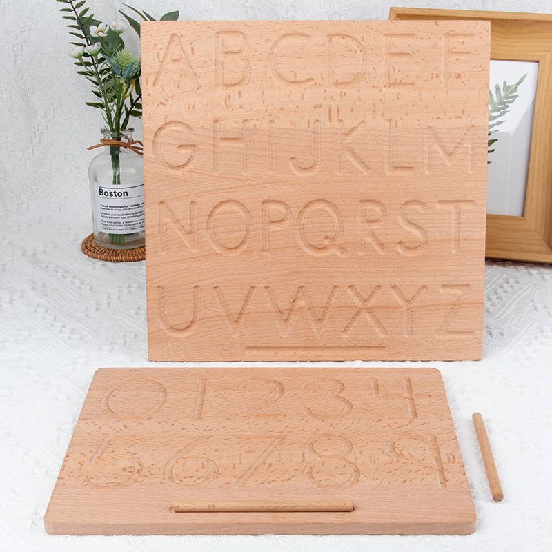 Wooden Blind Writing Board Educational Toy for Children