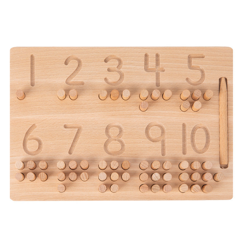 Wooden Blind Writing Board Educational Toy for Children