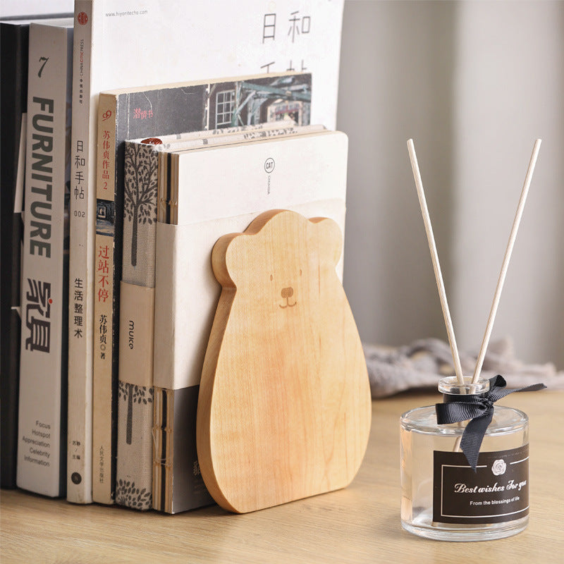 Wooden Bookends