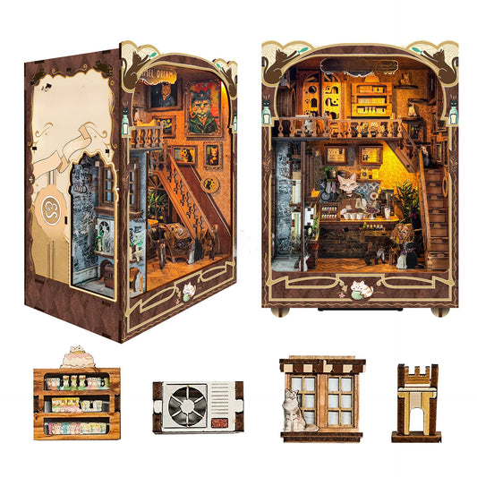 Wooden Bookends