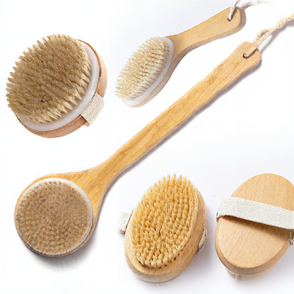 Wooden bristle brush