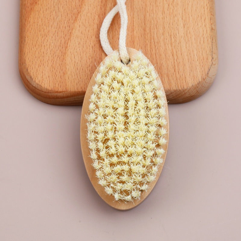 Wooden bristle brush