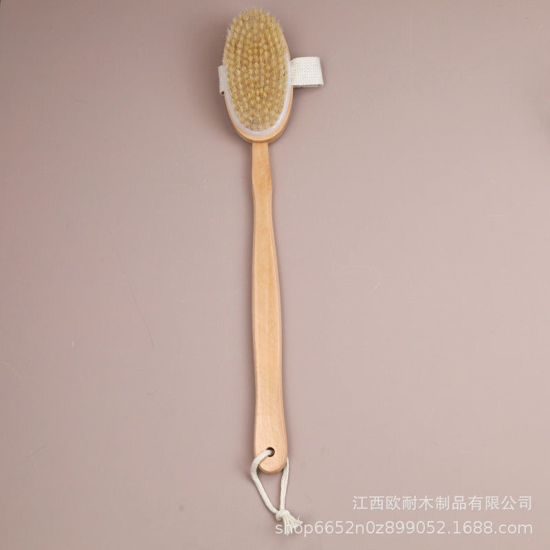 Wooden bristle brush