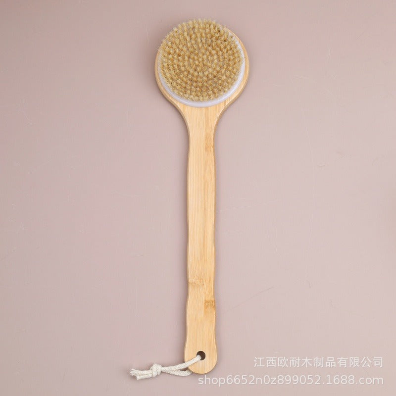 Wooden bristle brush