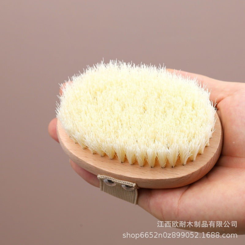 Wooden bristle brush