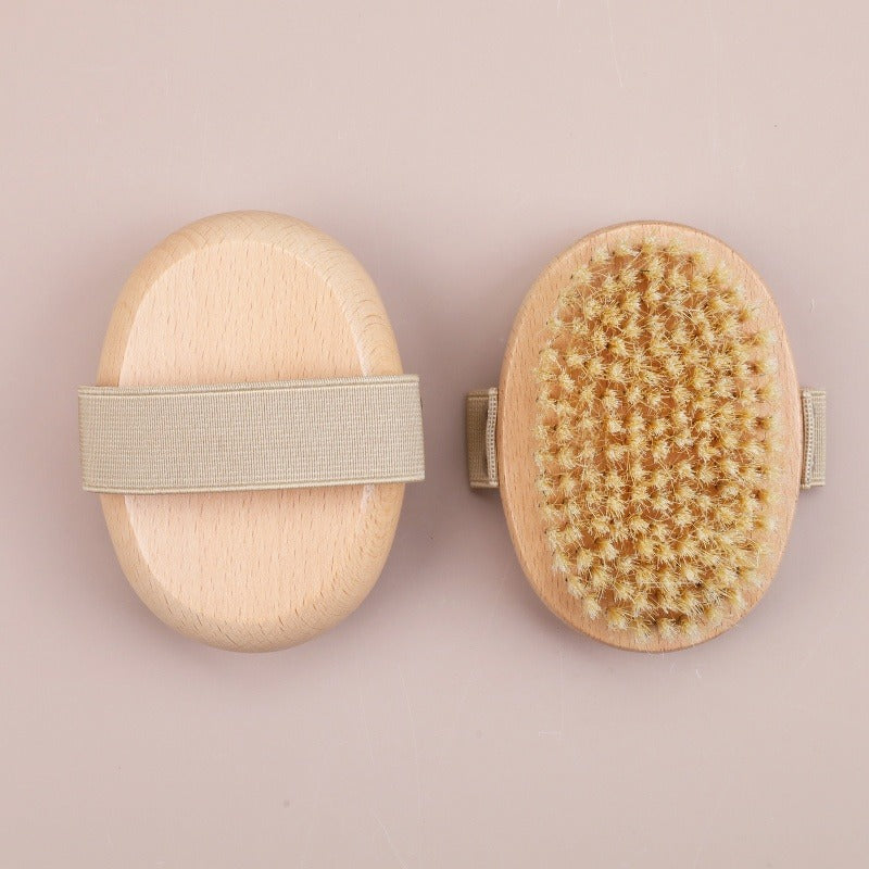 Wooden bristle brush