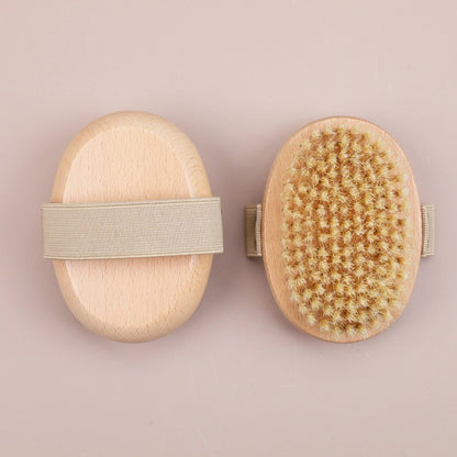 Wooden bristle brush