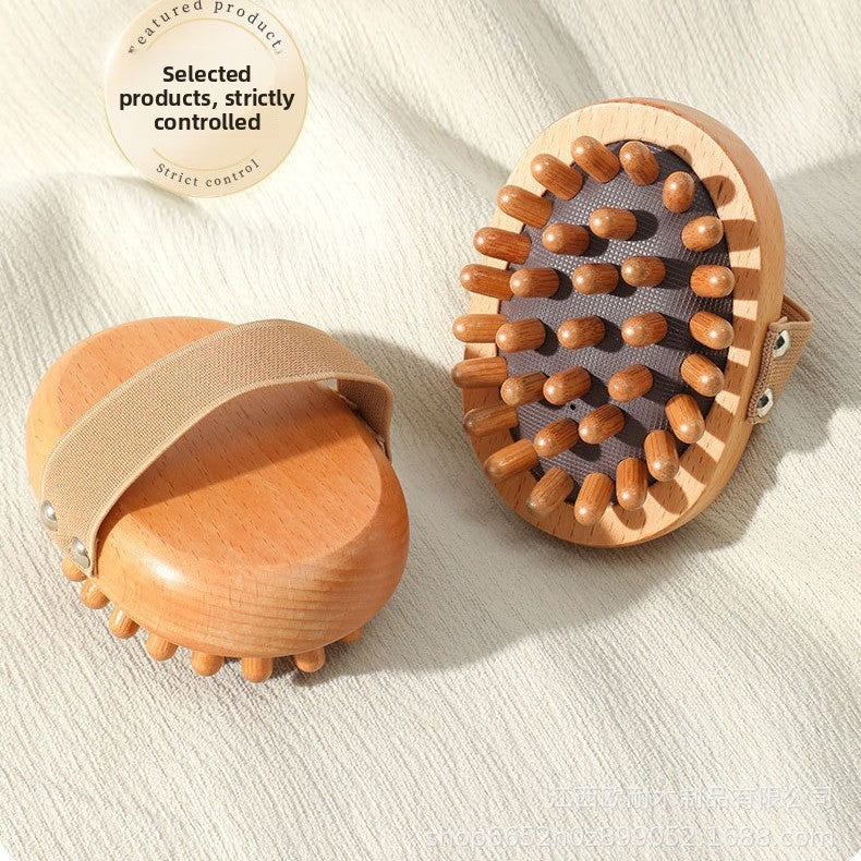 Wooden bristle brush