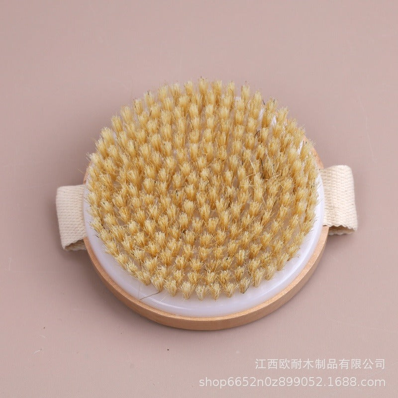 Wooden bristle brush