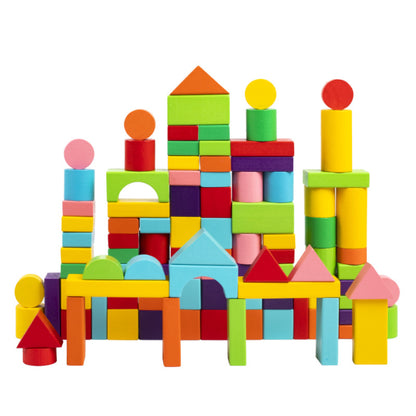 Wooden building blocks