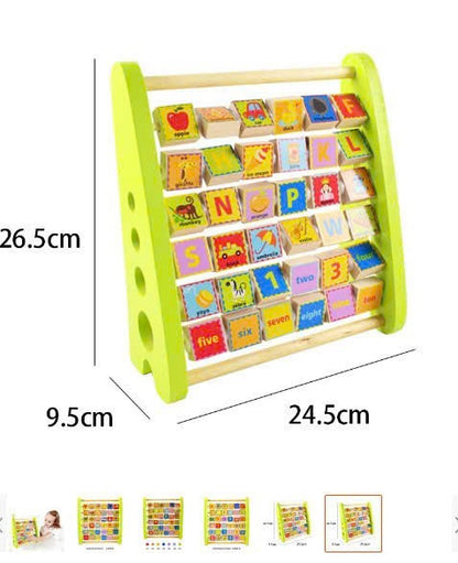 Wooden building blocks