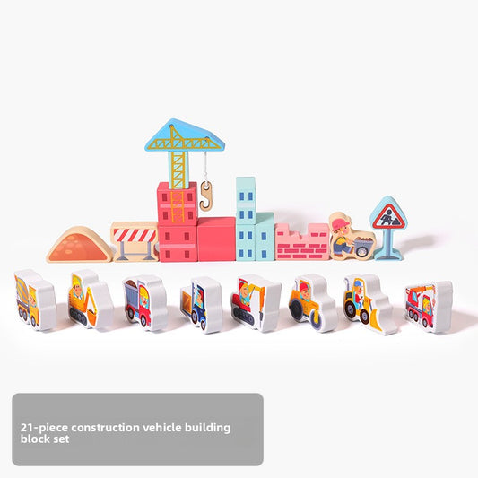 wooden building blocks