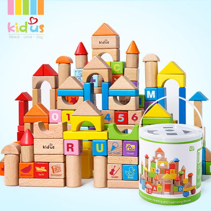 wooden building blocks