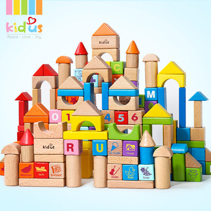 wooden building blocks