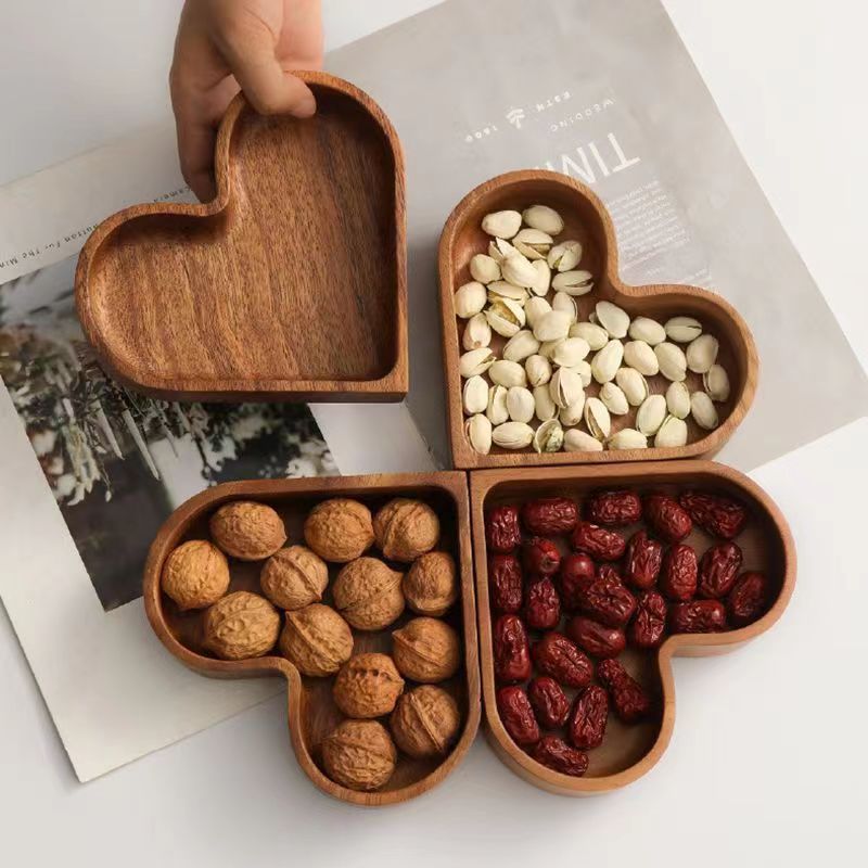 Wooden Candy Nut Serving Tray
