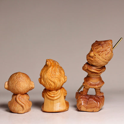wooden carving ornament