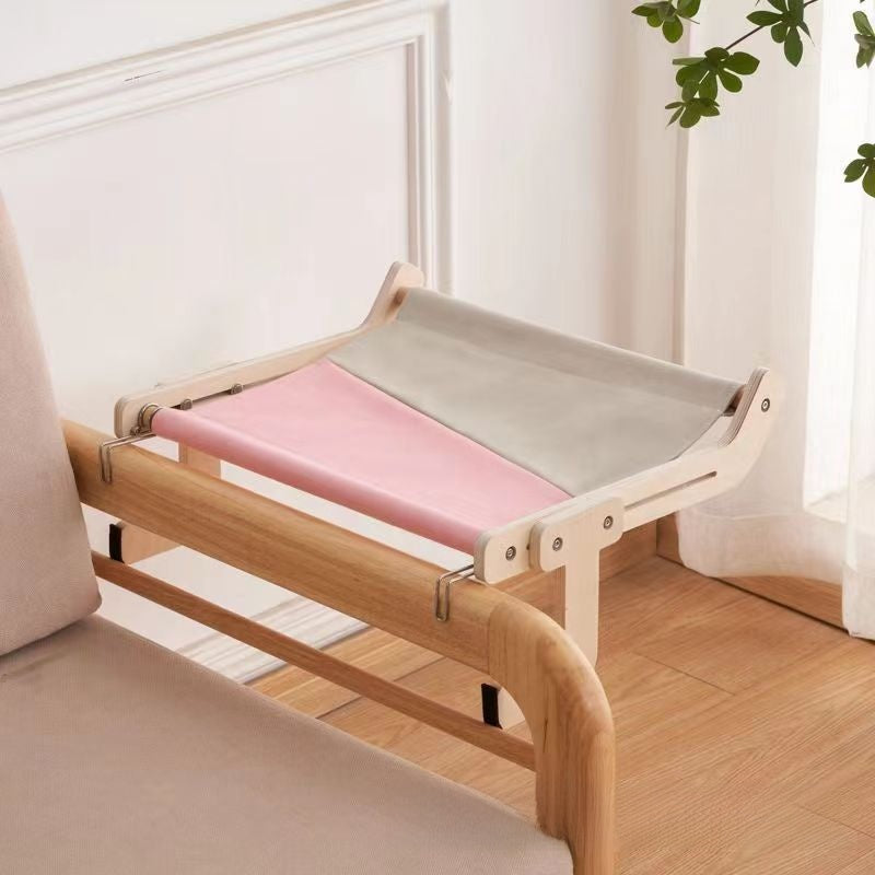 Wooden cat hammock