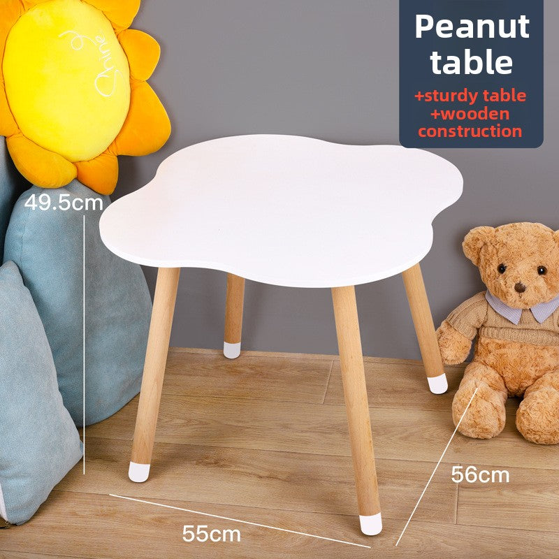 Wooden Children Learning Table and Chair Set
