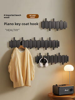 Black 3-Key Beechwood Asymmetrical