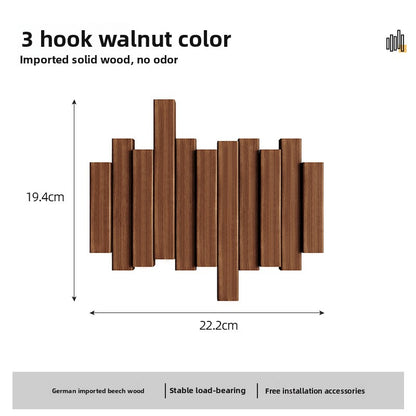 Wooden coat rack