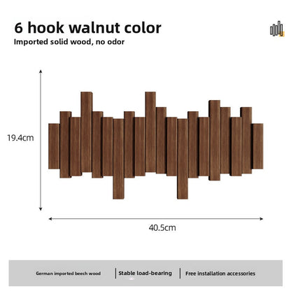 Wooden coat rack
