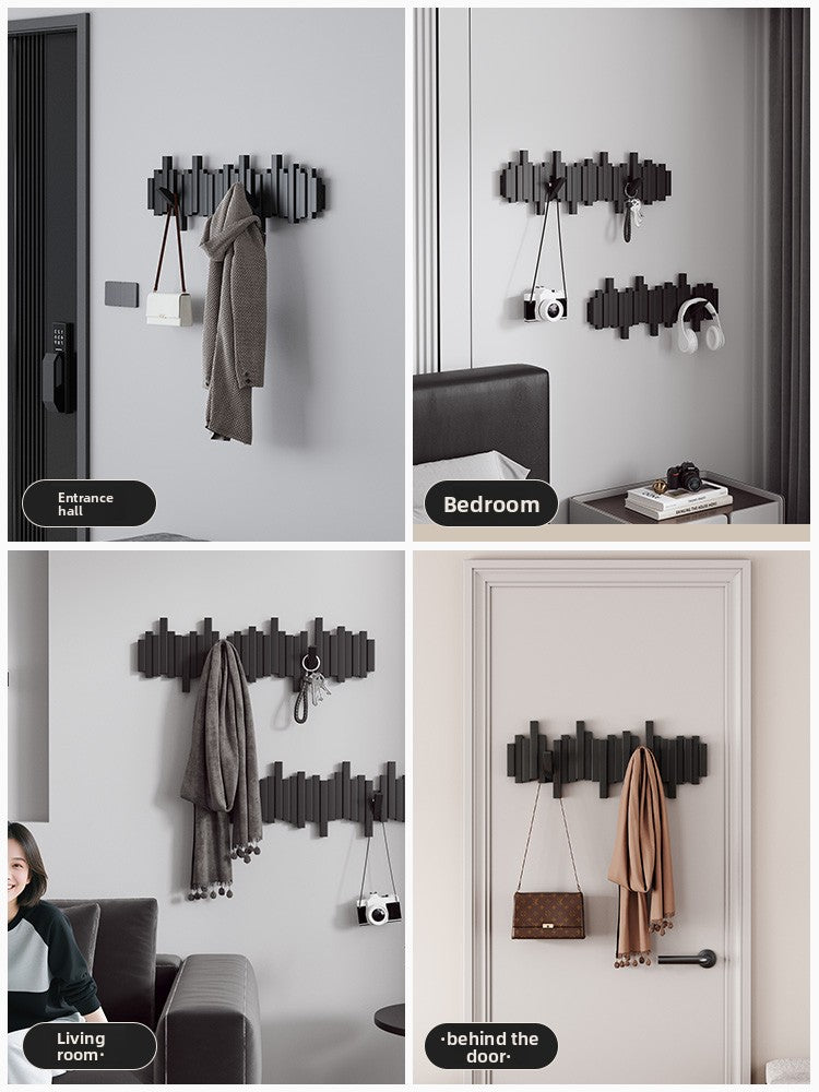 Wooden coat rack