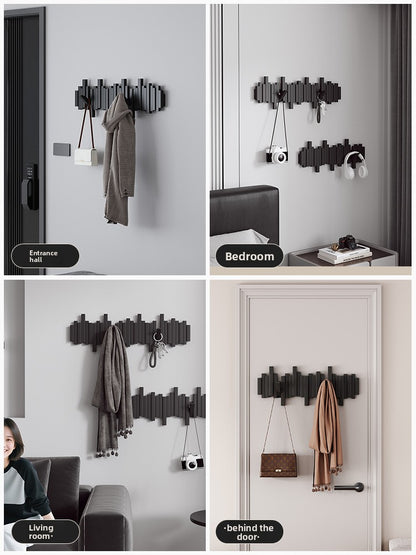 Wooden coat rack
