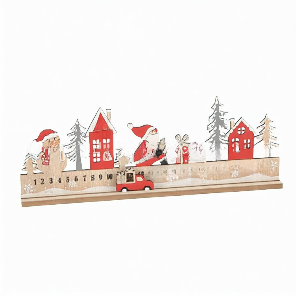 Wooden countdown calendar