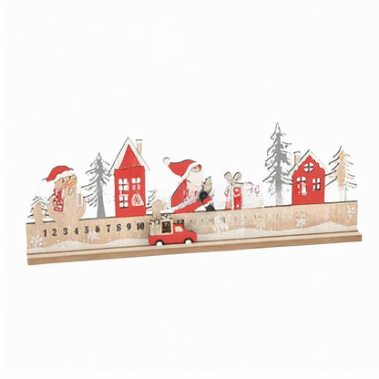 Wooden countdown calendar