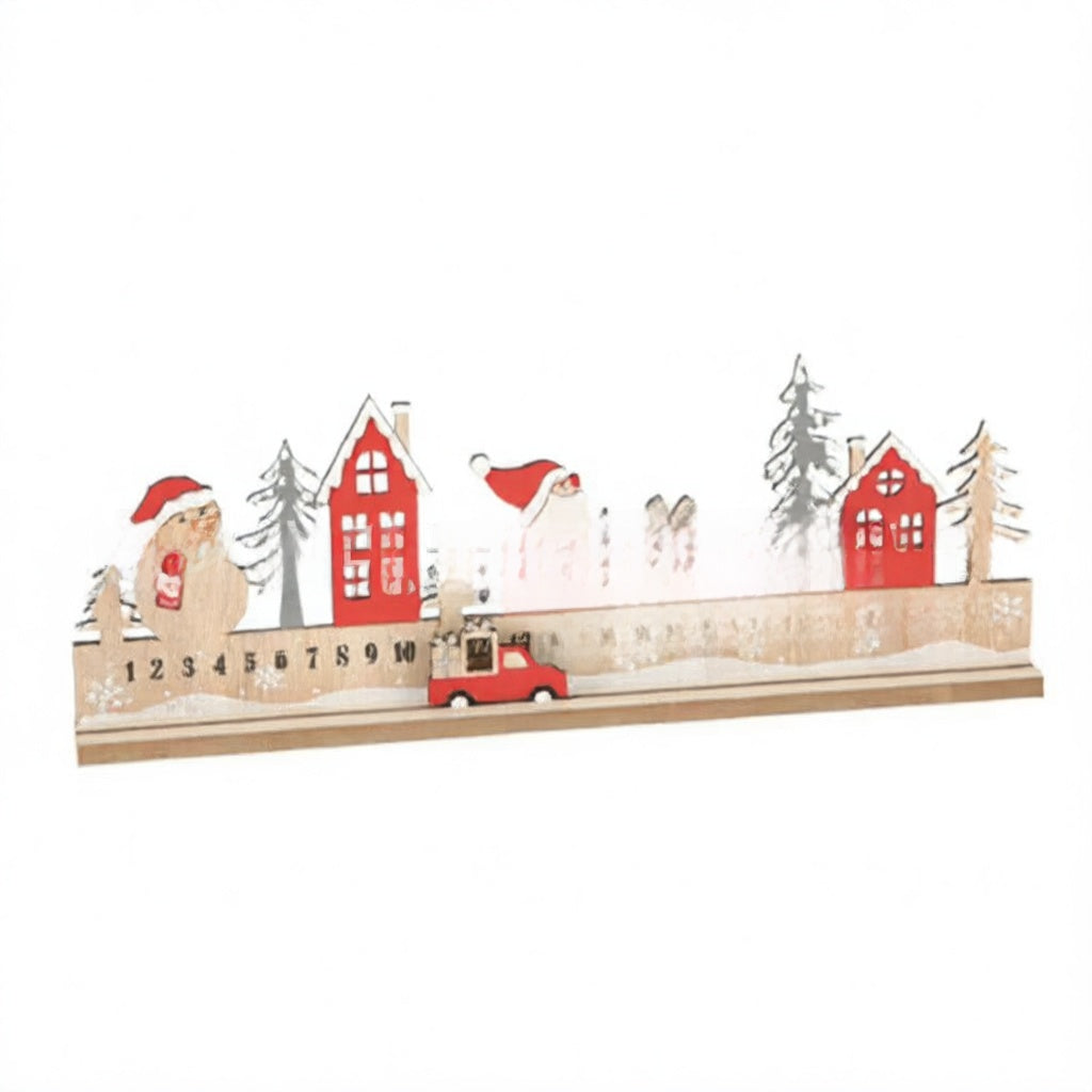 Wooden countdown calendar