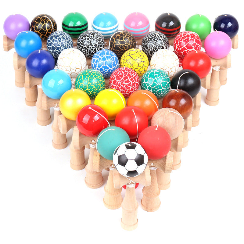 Wooden Crackle Puzzle Ball