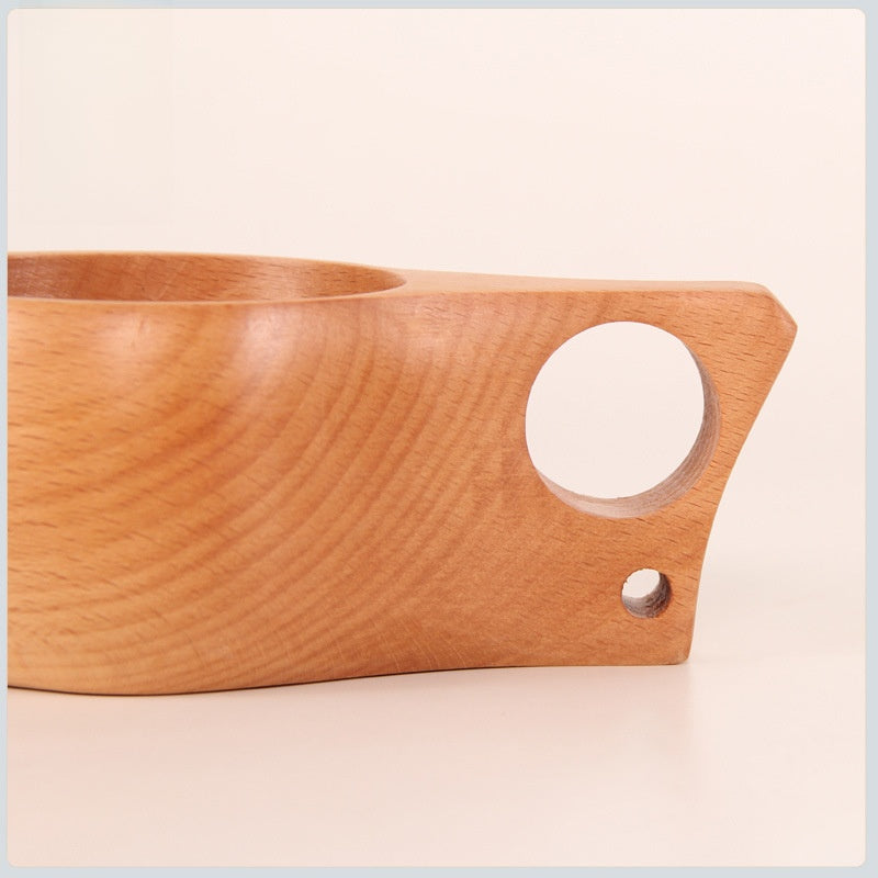 wooden cup